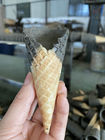 Fabricant roulé de cornet de crème glacée de sucre, cône de gaufre d'efficency faisant la machine