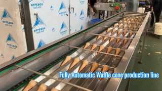 Savez-vous comment une machine à cônes de gaufres entièrement automatique fabrique un produit de gaufre parfait ?