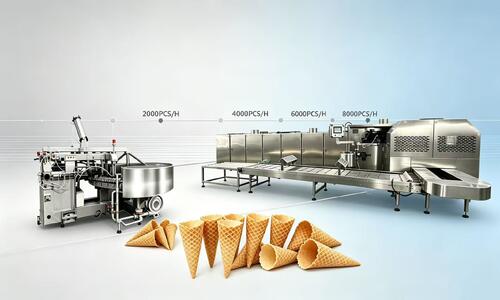 dernier blog d'entreprise sur Comment choisir la bonne machine à cornets de glace pour votre capacité de production !