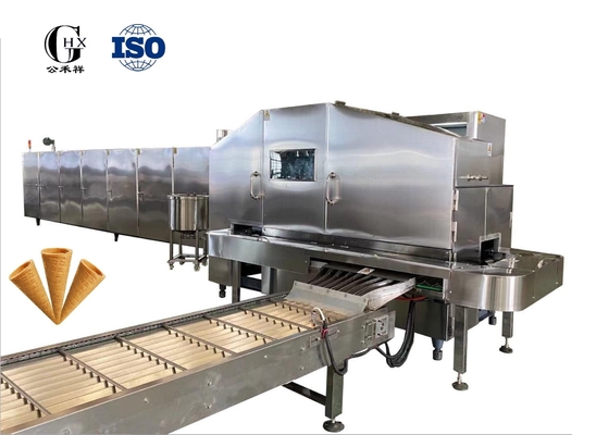 Machine à cuire à base de cône de sucre à haute capacité de production avec système de commande PLC 10000 pièces/heure