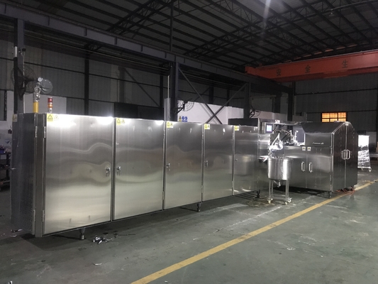 Un bon prix. Chaîne de production de cornet de crème glacée de l'acier inoxydable 16kg/h pour l'usine de casse-croûte en ligne