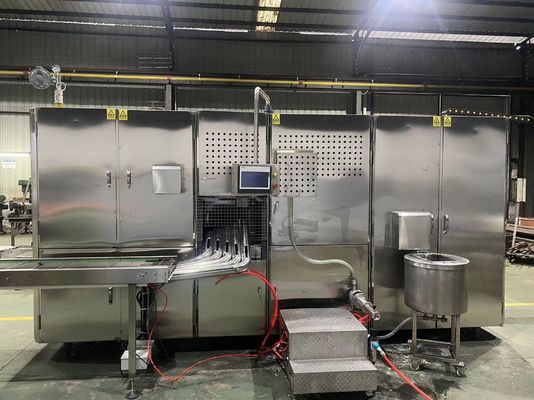 qualité Air comprimé 0,6 MPa Machine de fabrication de cônes de gaufres 11-13 kg/h Consommation de gaz Usine
