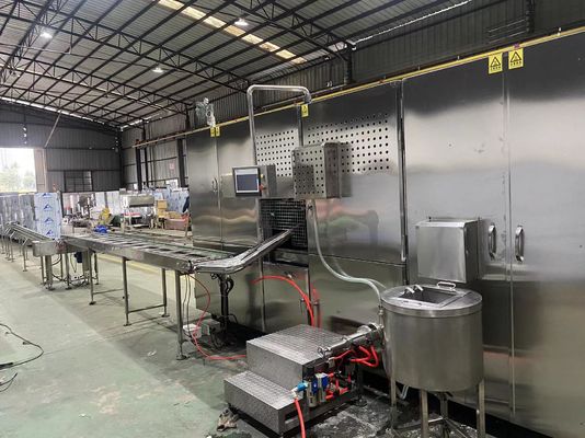 115 mm 10 kg/h machine à faire des galettes à cône entièrement automatique