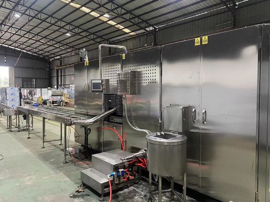 Cône de gaufrette de 2.25KW 12000pcs/H faisant le PLC de machine contrôlé