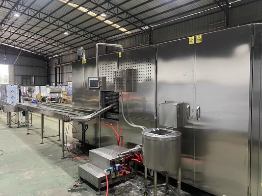Le cône de gaufre de 2.25KW 12000pcs/H faisant le PLC de machine a commandé
