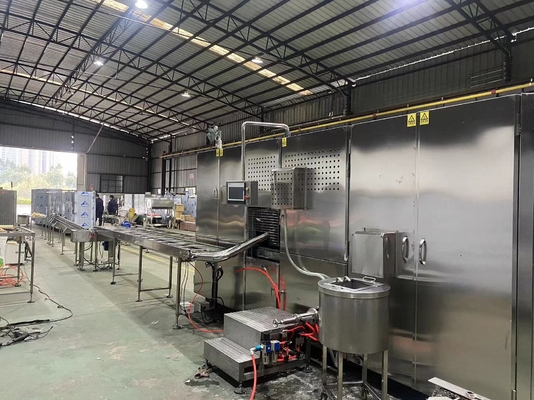 cône de gaufre de 4.5kw 3800pcs/H faisant à machine l'opération stable