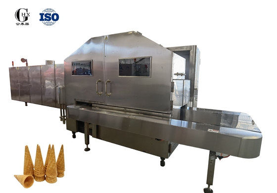 Un bon prix. 3.37kw contrôle PLC machine de fabrication de cône de sucre entièrement automatique en acier inoxydable 304 en ligne