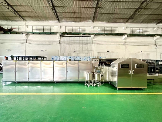 Un bon prix. Ligne de production automatisée intelligente pour cônes de sucre parfaits et constants, 53 plaques de cuisson au four avec une production de 6000 pièces par heure en ligne