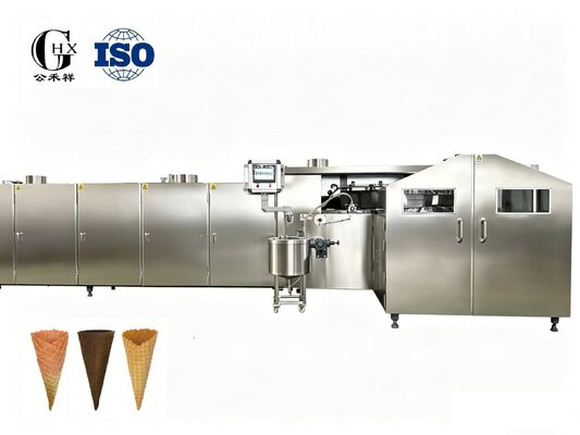 qualité High Output Sugar Cone Baking Machine – Tunnel Type Automatic Line Output 5000-5800pcs/hr Usine