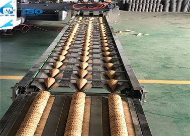 Un bon prix. Acier inoxydable de refroidissement de convoyeurs de haute performance pour la machine de fabrication de cône en ligne