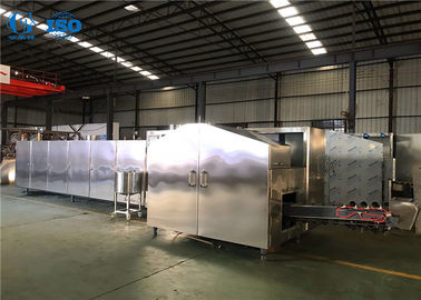 Un bon prix. Chaîne de production du cornet de crème glacée SD80-61x2, machine automatique L12.2xW2.1xH2M de cône en ligne