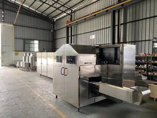 chaîne de production du cornet de crème glacée 4200pcs/h 165mm Sugar Cone Manufacturing Machine