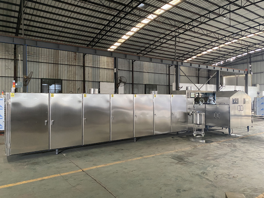 Un bon prix. chaîne de production de cornet de crème glacée de la gaufrette 3800pcs/H multifonctionnelle en ligne
