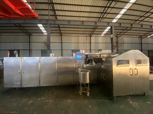 chaîne de production du cornet de crème glacée 4200pcs/h 165mm Sugar Cone Manufacturing Machine