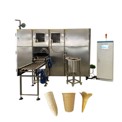 cône de gaufrette 10kg/H de 115mm faisant le système de contrôle électrique de machine