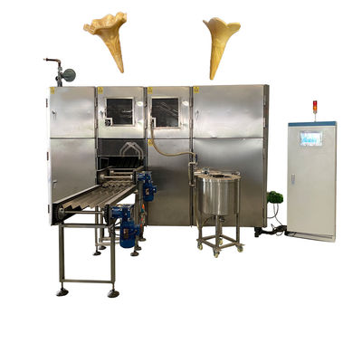 Un bon prix. Cône croustillant de gaufrette 5000pcs/h faisant le fabricant de cône de maïs de machine en ligne